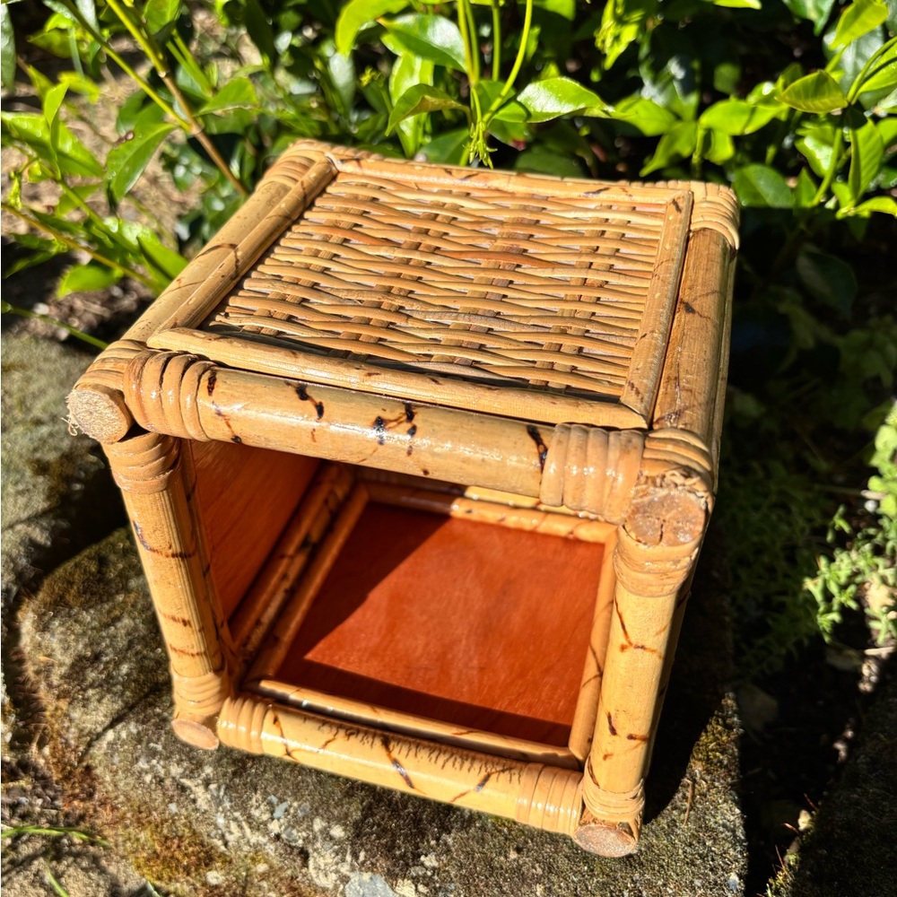 Wicker,BambooTissue Box Cover - Picture 8 of 8